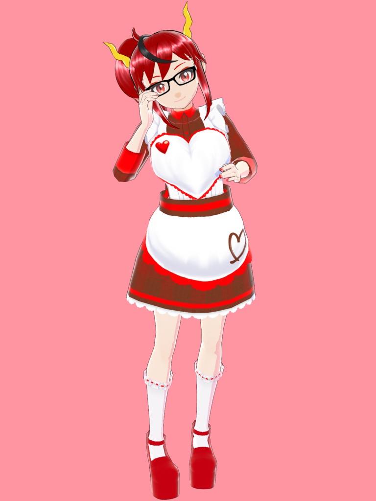 【無料版あり】紅蓮龍式バレンタインエプロン