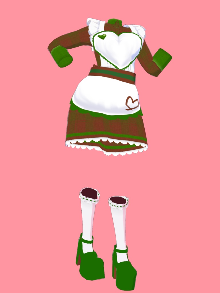 【無料版あり】紅蓮龍式バレンタインエプロン