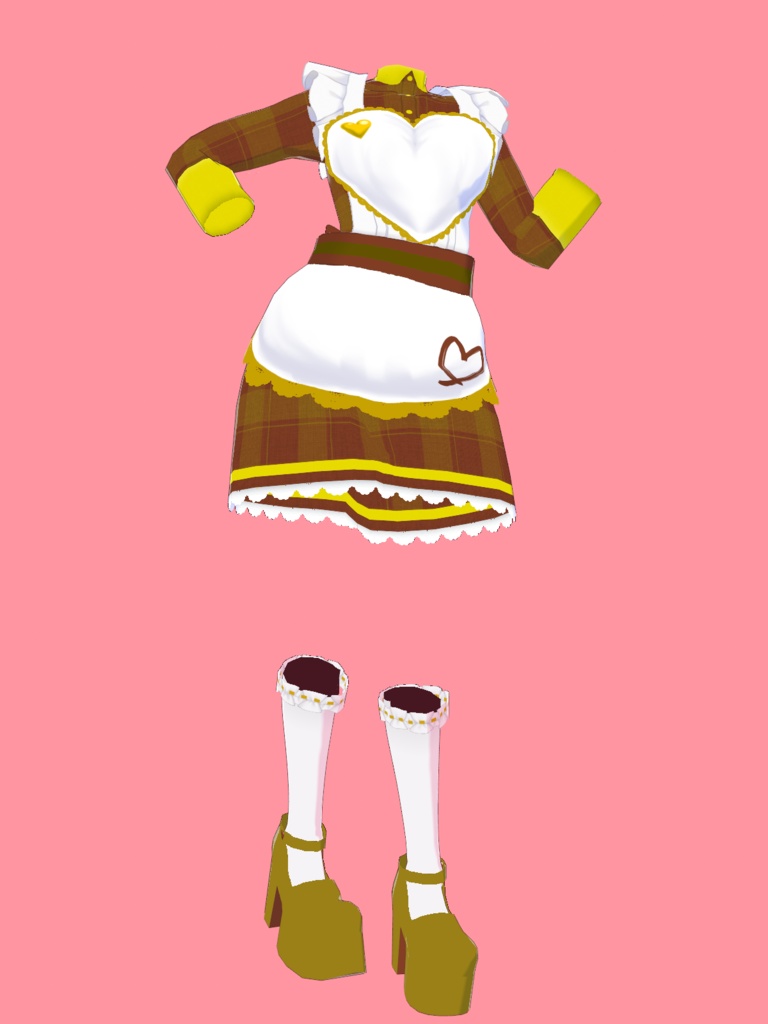 【無料版あり】紅蓮龍式バレンタインエプロン