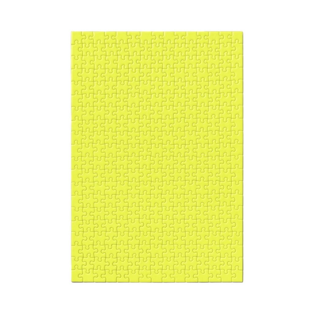 単色パズル 蛍光黄緑