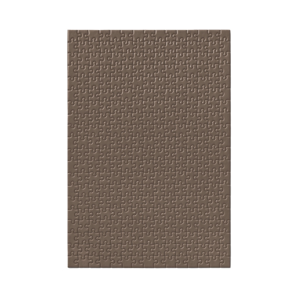 単色パズル 茶色