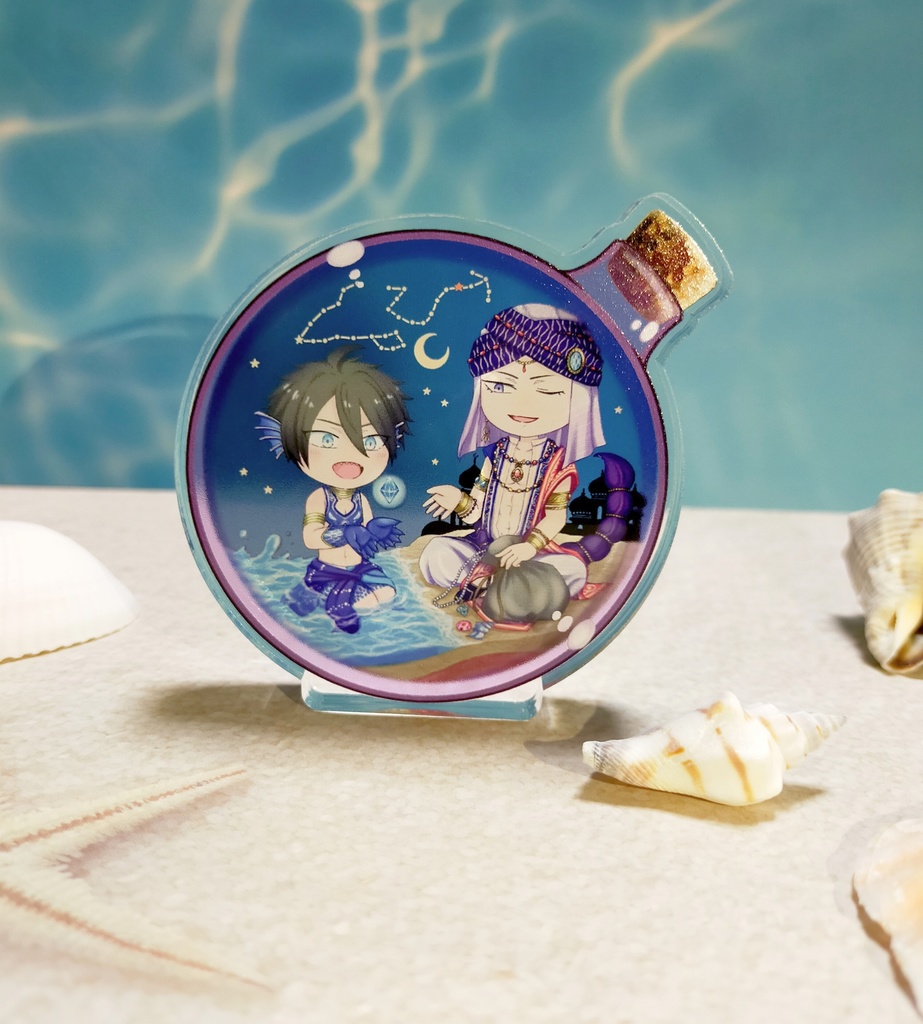 【雨握】蠍×人魚アクリルブロック