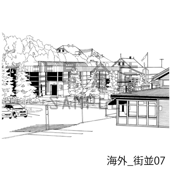 海外の背景集_セット1(街並)