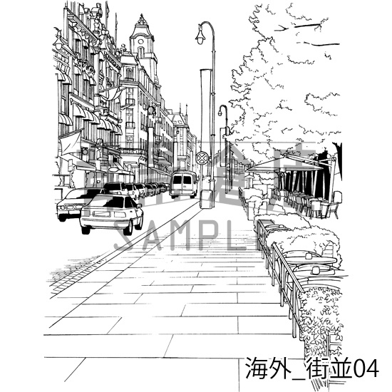 海外の背景集_セット1(街並)