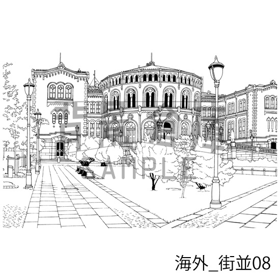 海外の背景集_セット1(街並)