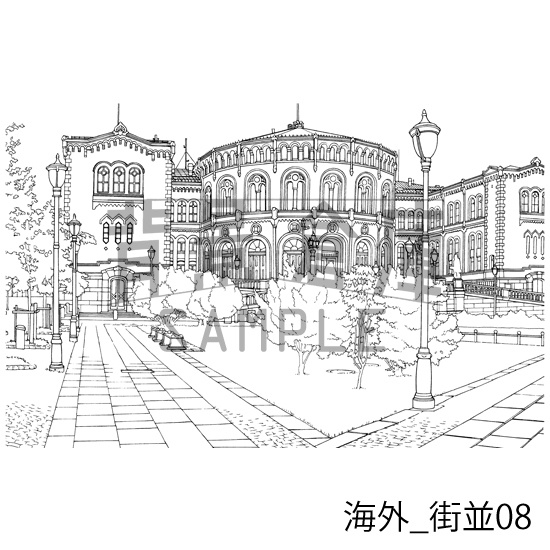 海外の背景集_セット1(街並)