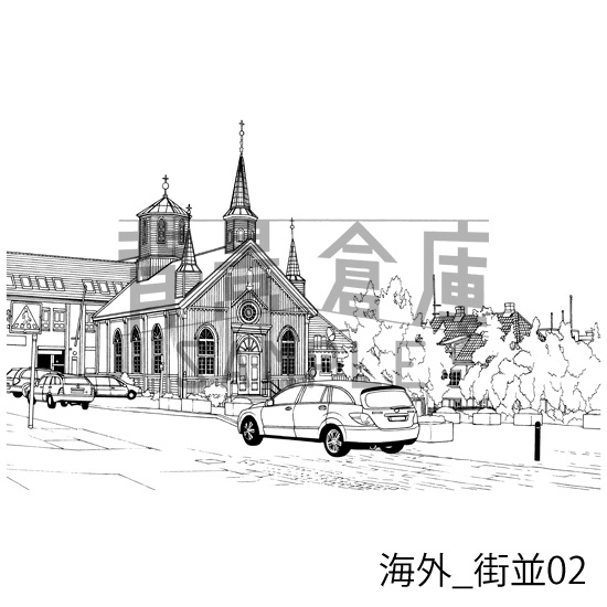 海外の背景集_セット1(街並)