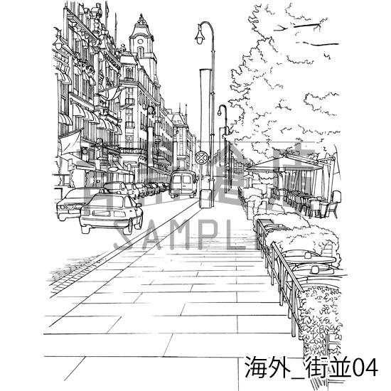 海外の背景集_セット1(街並)