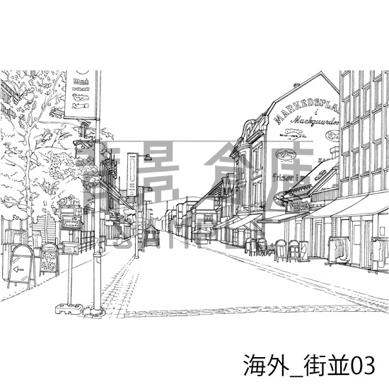 海外の背景集_セット1(街並)