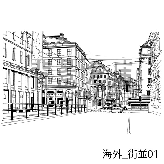 海外の背景集_セット1(街並)