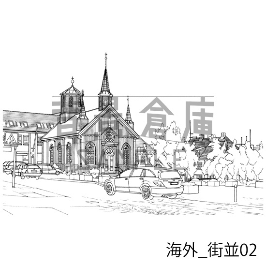 海外の背景集_セット1(街並)