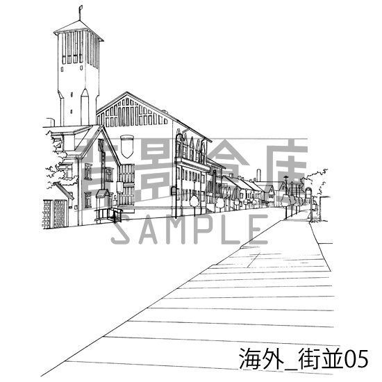 海外の背景集_セット1(街並)