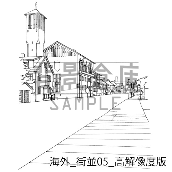 海外の背景集_セット1(街並)_高解像度版