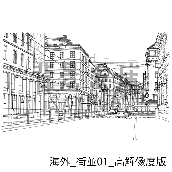 海外の背景集_セット1(街並)_高解像度版