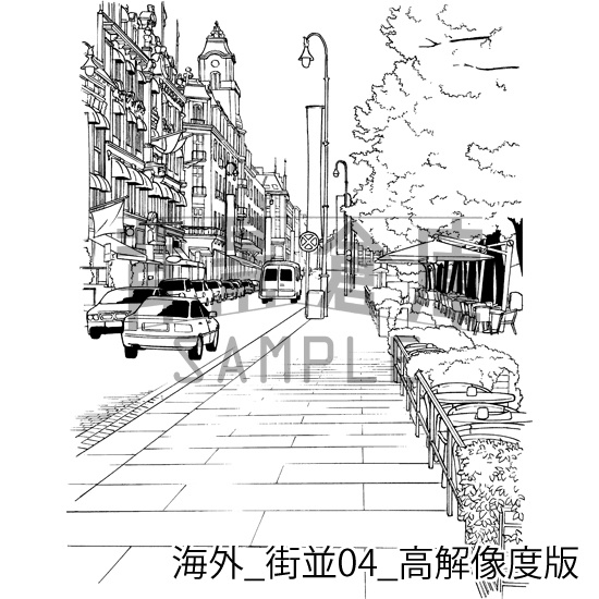 海外の背景集_セット1(街並)_高解像度版