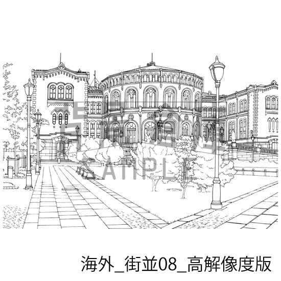 海外の背景集_セット1(街並)_高解像度版