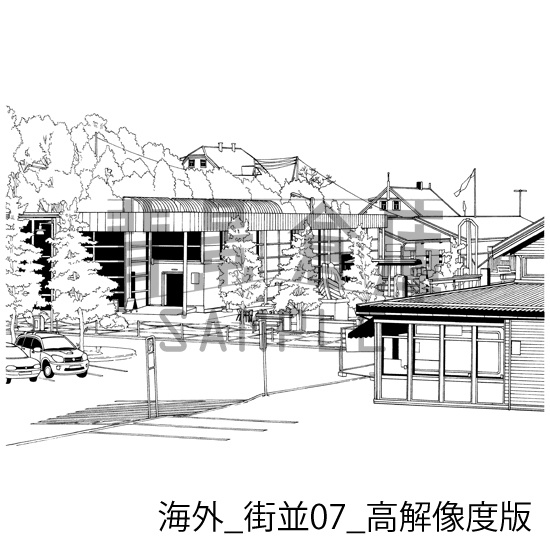 海外の背景集_セット1(街並)_高解像度版