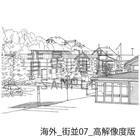 海外の背景集_セット1(街並)_高解像度版