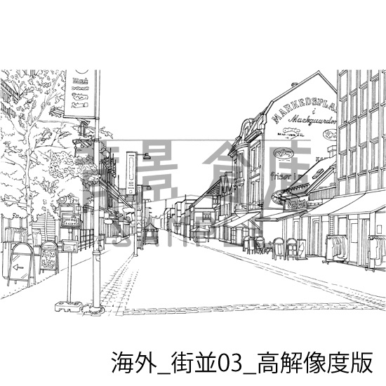 海外の背景集_セット1(街並)_高解像度版