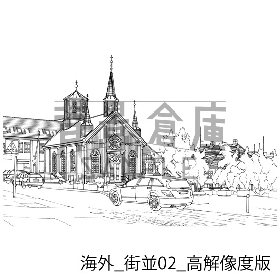 海外の背景集_セット1(街並)_高解像度版