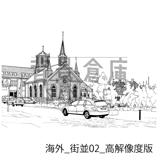 海外の背景集_セット1(街並)_高解像度版