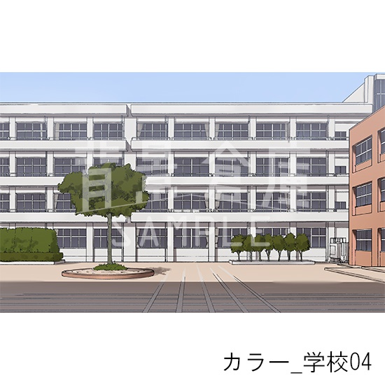カラー背景集_セット1(学校)