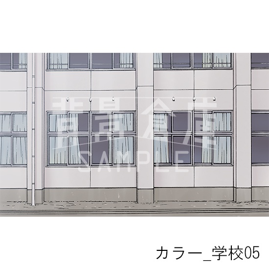 カラー背景集_セット1(学校)