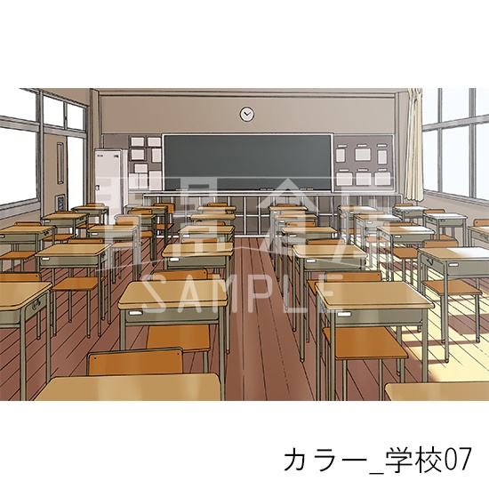カラー背景集_セット2(学校)
