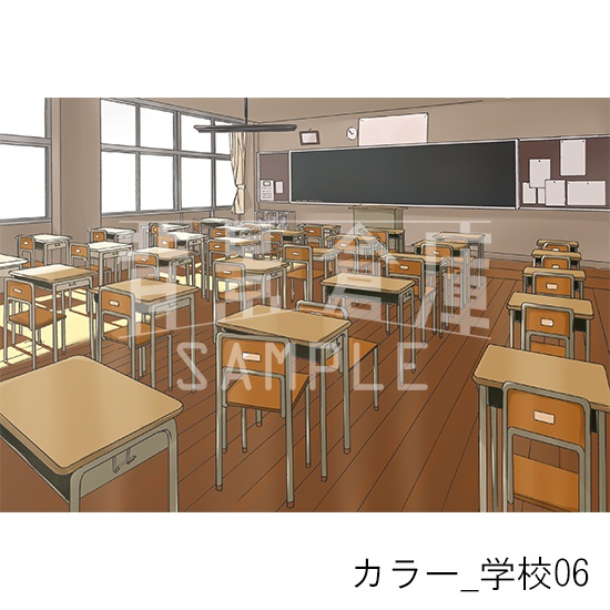 カラー背景集_セット2(学校)