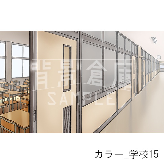 カラー背景集_セット3(学校)