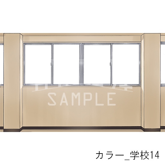 カラー背景集_セット3(学校)