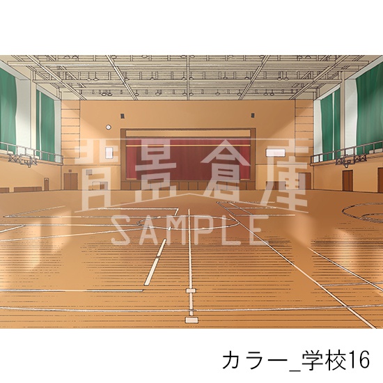 カラー背景集_セット4(学校)