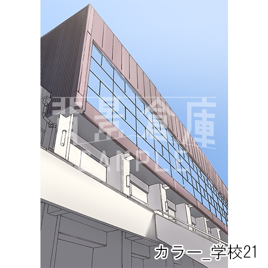 カラー背景集_セット5(学校)