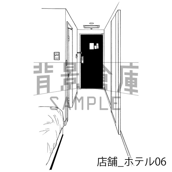 店舗の背景集_セット6(ホテル)