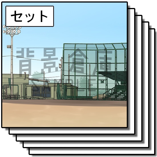 カラー背景集_セット7（学校）