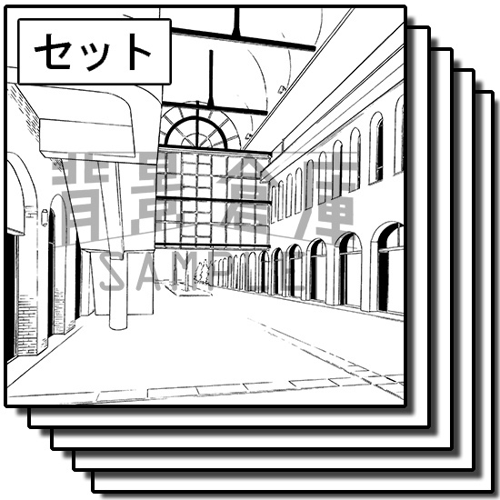 学校の背景集_セット25(外観)