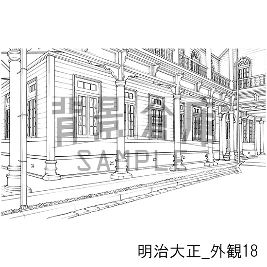 明治大正の背景集_セット6(外観)