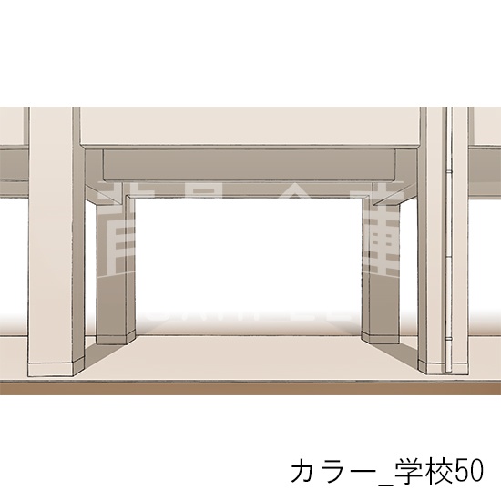 カラー背景集_セット10(学校)