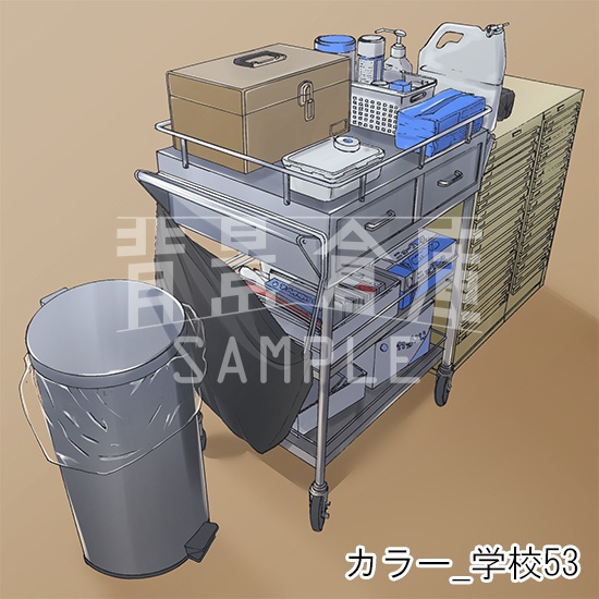 カラー背景集_セット11(学校)