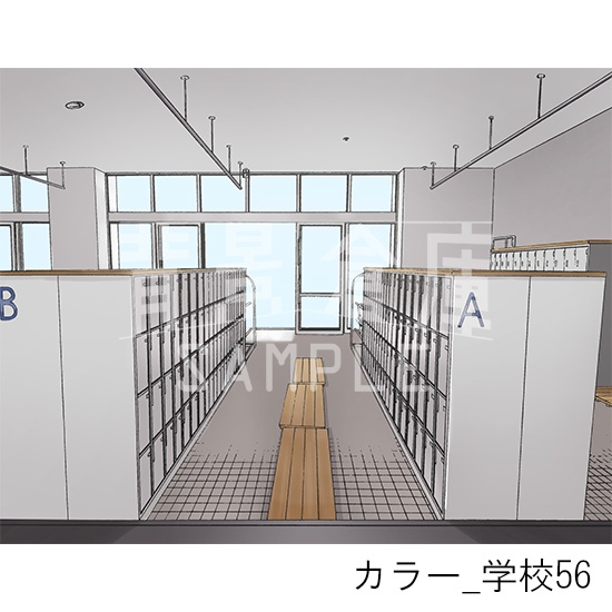 カラー背景集_セット12(学校)