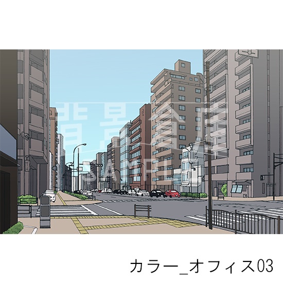 カラー背景集_セット13(オフィス)