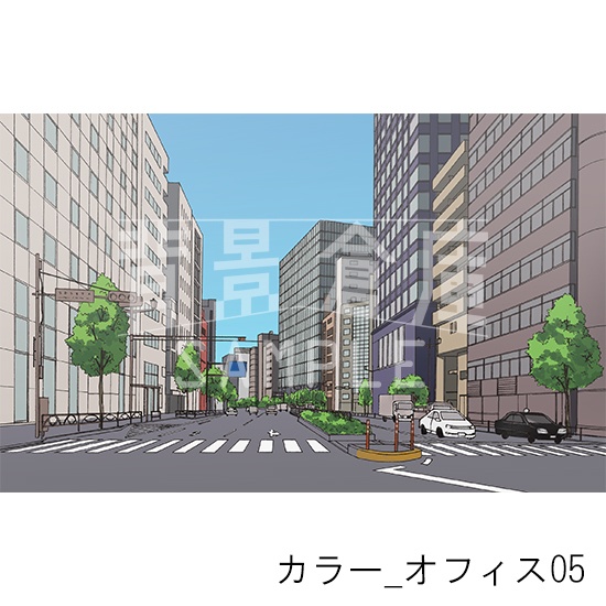 カラー背景集_セット13(オフィス)