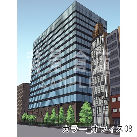 カラー背景集_セット14(オフィス)