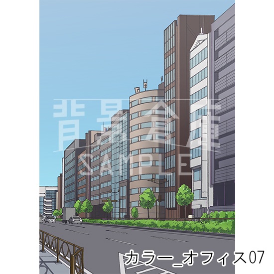 カラー背景集_セット14(オフィス)