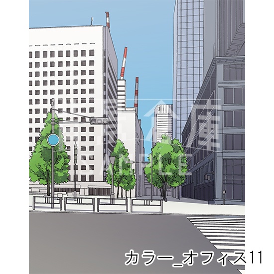 カラー背景集_セット15(オフィス)