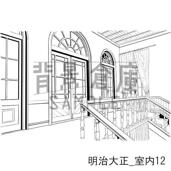 明治大正の背景集_セット7(室内)