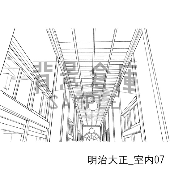 明治大正の背景集_セット7(室内)