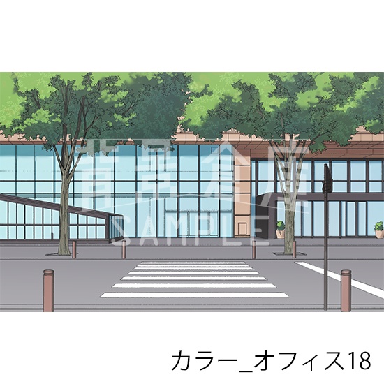 カラー背景集_セット16(オフィス)