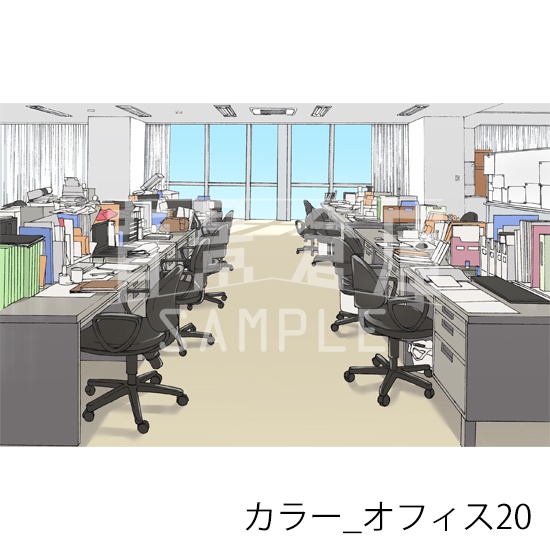 カラー背景集_セット17(オフィス)