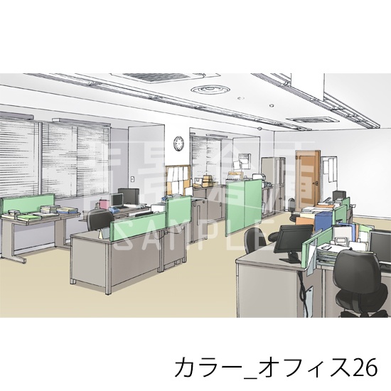 カラー背景集_セット18(オフィス)